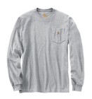 Lot Of 5 New Carhartt M Loose Fit Heavyweight Longsleeve T-shirt K126-hgy Gray