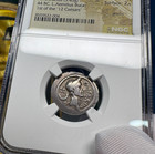 Julius Caesar Denarius Roman Imperatorial 44bc Ngc F Ancient Coins