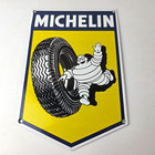 Vintage Michelin Tires Bibendum Sign - Gas Pump Advertising Service Sign