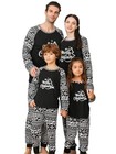Christmas Pajamas Set For Family  Funny Matching Christmas 4-5t Youth Black