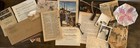 Vintage Office Ephemera Junk Journal Kit Antique Paper Scrapbook Pack 40  Pieces