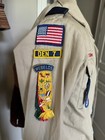 Vintage Boy Scouts Shirt With Five Additional New Patches Not Sewn On Sz 14