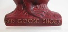 Vintage Advertising Red Goose Shoes 4-3 4  Plaster Counter Display Figure 1930s