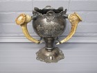 Rare Antique 1907 Wilcox Trophy Three Antler Handles Loving Cup Car Racing