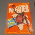 Vintage Wheaties Cereal Box W  Poster Michael Jordan Chicago Bulls Basketball