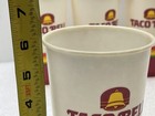 New 1980 s Taco Bell 20oz Wax Paper Cup Lot Of 5 Fast Food Logo Lilly Pepsi