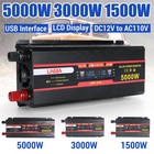 5000w 3000w 1500w Sine Wave Power Inverter 12v To 110v 120v Converter 2 Ac 1 Usb