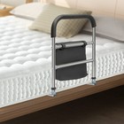 Stainless Steel Bed Rails For Seniors Elderly Parents Adults Bed Side Rai Black