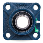 Ucf206-20 Pillow Block Flange Bearing 1-1 4  Bore 4 Bolt Solid Base  2pcs 