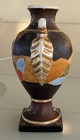 Vtg Japanese Moriage Satsuma Style Gilded Vase By Takito Company 8  Two-sided