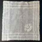 Handkerchief With Imperial Double-headed Eagle Coat Of Arms Hand Embroidered