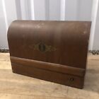 Singer Sewing Machine 1918 New Jersey Antique Bentwood Case   Knee Bar F8361042