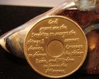 Alcoholics Anonymous Aa 6 Month Bronze Medallion Coin Chip Token Sobriety Sober