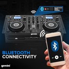 Gemini Sound Cdm-4000bt  All-in-one Dj Standalone Dj Cd Player   Mixer Combo    