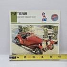 1935 Triumph Dolomite Straight Eight  8  British Car Photo Spec Sheet Info Card