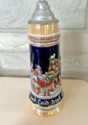 14  1 5 Liter Original King West German Beer Stein Dogs - Happiness sorrow Drink