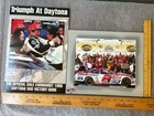 Rare Earnhardts    Wins At Daytona  Autographed Dale Sr  Book   Dale Jr  Win Photo