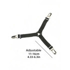 Bed Sheet Fasteners 4pcs Adjustable Elastic Strap Gripper Clip Mattress Holder