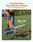 Vevor Clay Target Thrower 28 Clays Pigeon Thrower 45 Yards Automatic Launcher
