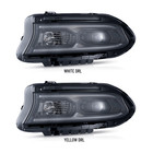 Vland Full Led Projector Headlights For 2015-23 Dodge Charger Start-up Animation