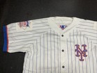 90s Vintage Mlb New York Mets Starter Baseball Jersey Shirt Size Large