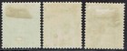 Sarawak 1918 Raja Brooke 10c 20c And 25c No Wmk