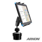 Tabrm023-s Arkon Heavy Duty Cup Holder Mount For Apple Ipad Samsung Lg Tablet