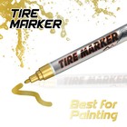 Gold Rubber Tire Marker Permanent Paint Pen Oil Based Waterproof Motorcycle Car