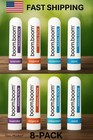 New 8 Pack Boomboom Nasal Inhaler Stick Energy Boost Focus Aromatherapy Oil