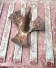 Vintage Cast Iron Roloff River Special 8lb Boat Dingy Anchor Nautical Decor Art
