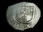 Very Early Philip Iii 1598 - 1621 Spanish Silver 4 Reales Treasure Cob  omnivm 