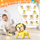 Remote Control Robot Dog Toy  Interactive Robot Dog Toys For Kids With Music  Le