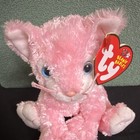 Ty Beanie Baby Carnation Pink Cat 2002 Retired Original Beanie Babies Ages 3 