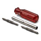 Wright 9182 4-in-1 Flip Screwdriver Robinson Square 7-1 2    0  1  2  3