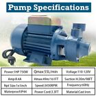1hp Self-priming Clear Water Pump Electric Centrifugal Industrial Farm Pool Pond