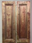 Antique French Double Doors  35x89 5  Raised Panel Doors  European Doors A585