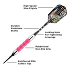 Viper Sure Grip Soft Tip Darts - Dartboard Game Accessory - Pink - 18 Grams