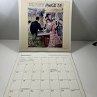 Coca-cola Vintage 1993 Calendar - Spiral Bound- Retro Colorful Photos-no Writing