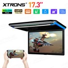 Xtrons 17 3  Fhd Screen Car Roof Mounted Monitor Flip Down Hdmi Player 1080p Tv