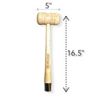 Bratla Cricket Bat Mallet And Cone Combo Knocking Bat Apply Rubber Grip