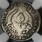 1846-ue Ngc Vf 30 Nueva Granada Colombia 1 2 Real Popayan Silver Coin  21122902c