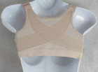 Leonisa Women s Back Support Posture Corrector Wire Free Bra  Light Beige  32b