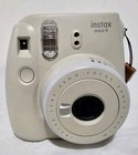 Fujifilm Instax Mini 9 Instant Camera Smokey White Tested Working 