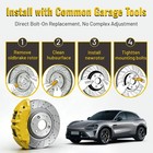 Front And Rear Drilled Slotted Rotors   Brake Pads For Dodge Ram 2500 Ram 3500