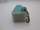 Vtg Teal View Finder Key Chain - Souvenir Crab Orchard Lake  watersking View 