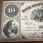 Bank Of South Carolina  10 Note Series 9081 Seargent Jasper And Newton 7 1 1861