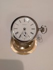 Waltham Pocket Watch 9621785  Size18s  7 Jewels  Nickeloid Case  Train   Track 