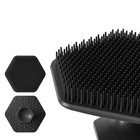 1pc Silicone Facial Cleansing Brush Deep Clean Face Scrubber Black - New