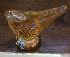 1971 Vintage Avon Decanter Perfume Bottle W  Original Box 3 75  Glass Song Bird