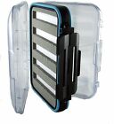 Clear Double Sided Waterproof Jig Box W slit Foam Inserts Ice Fishing  